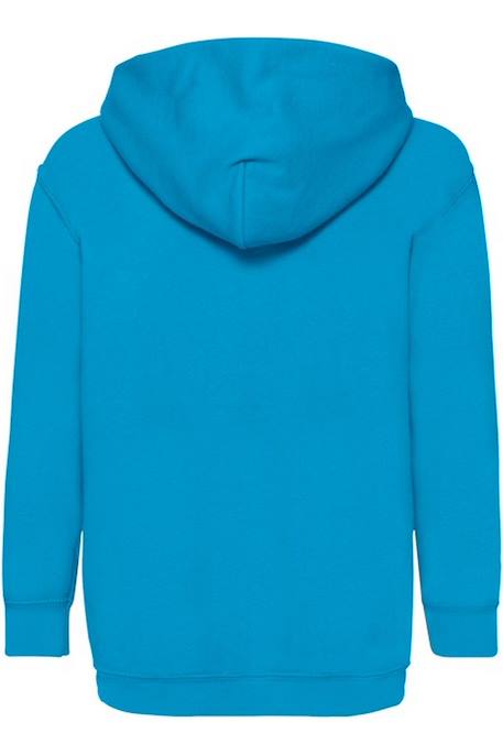 Sweat à capuche enfant coton classic Azur+Bleu marine+Bleu roi+Fuchsia+Noir+Rose clair+Rouge+Tournesol+Vert kelly 2 - vertbaudet enfant 
