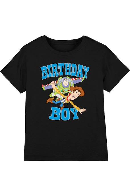 T-shirt garçon coton - Toy Story birthday boy Noir 1 - vertbaudet enfant 