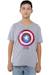 T-shirt motif bouclier dégoulinant coton Gris chiné 3 - vertbaudet enfant 