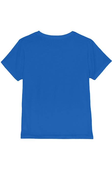 T-shirt coton let the battle begin Bleu roi 2 - vertbaudet enfant 