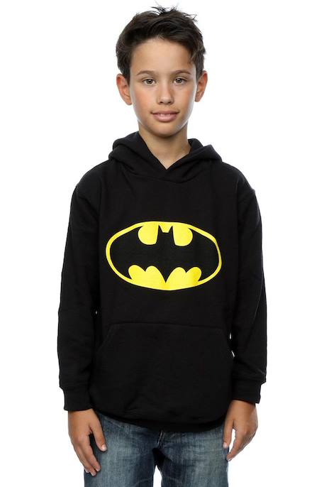 Sweat à capuche coton Batman dc comics Noir 2 - vertbaudet enfant 