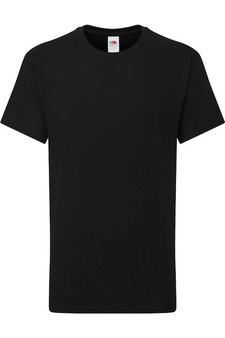 T-shirt en coton peigné de qualité supérieure Bleu+Bleu roi+Canneberge+Noir+Rouge+Vert 10 - vertbaudet enfant 