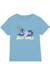 T-shirt coton just chill Stitch Bleu ciel 1 - vertbaudet enfant 