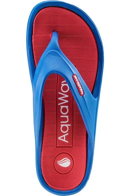 Tongs synthétique alemos Bleu / rouge 4 - vertbaudet enfant 