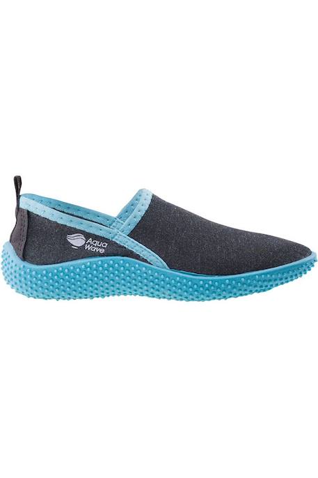 Chaussures aquatiques  bargi Gris foncé chiné / bleu atoll+Gris foncé chiné / rouge 2 - vertbaudet enfant 
