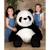 Peluche géante  panda - 1m10 - noir et blanc Noir 3 - vertbaudet enfant 
