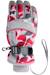 Gants de ski motif/style géométrique  kelly Gris / rose rouge / rouge betterave 3 - vertbaudet enfant 