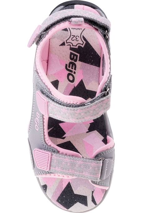 Sandales  alisi Rose poudré / gris clair 4 - vertbaudet enfant 