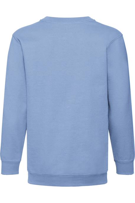 Sweat enfant coton classic Bleu ciel+Bleu marine+Bleu marine sombre+Bleu roi+Noir+Rouge+Tournesol 2 - vertbaudet enfant 