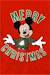 T-shirt de noël motif mickey mouse coton disney Rouge 3 - vertbaudet enfant 