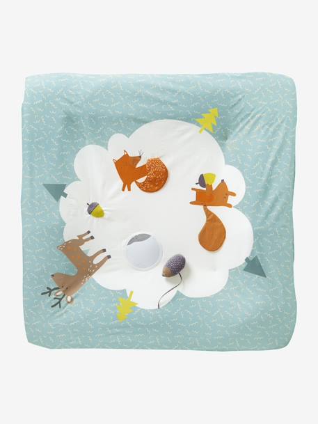 Fond de parc réversible Soft'n play blanc/étoiles 2 - vertbaudet enfant 