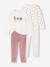 Lot de 2 pyjamas fille velours fruits écru 1 - vertbaudet enfant 