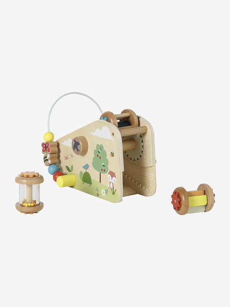 Toboggan à hochets LES 4 SAISONS en bois FSC® bois 3 - vertbaudet enfant 