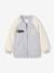 Veste fille bombers bi-matière drap de laine manches sherpa gris chiné 6 - vertbaudet enfant 