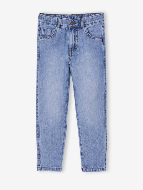 Jean garçon droit large denim brut+stone 8 - vertbaudet enfant 