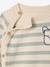 Pull rayé naissance en tricot avec poche fantaisie beige chiné 3 - vertbaudet enfant 