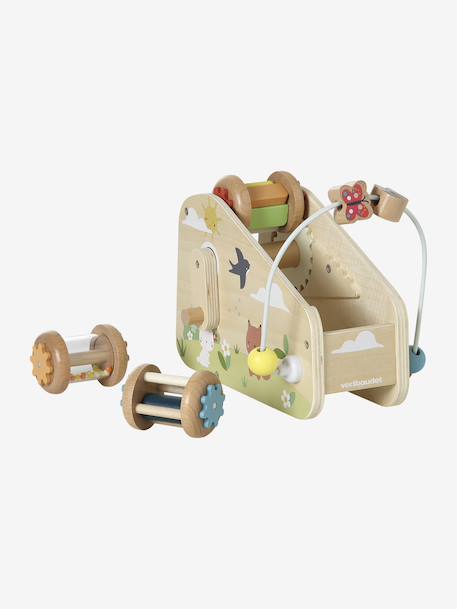 Toboggan à hochets LES 4 SAISONS en bois FSC® bois 2 - vertbaudet enfant 