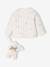 Veste bébé matelassée en velours + doudou coffret cadeau naissance écru 4 - vertbaudet enfant 