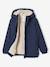 Parka à capuche doublure sherpa garçon bronze+marine 11 - vertbaudet enfant 