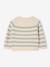 Pull rayé naissance en tricot avec poche fantaisie beige chiné 2 - vertbaudet enfant 