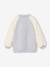 Veste fille bombers bi-matière drap de laine manches sherpa gris chiné 3 - vertbaudet enfant 
