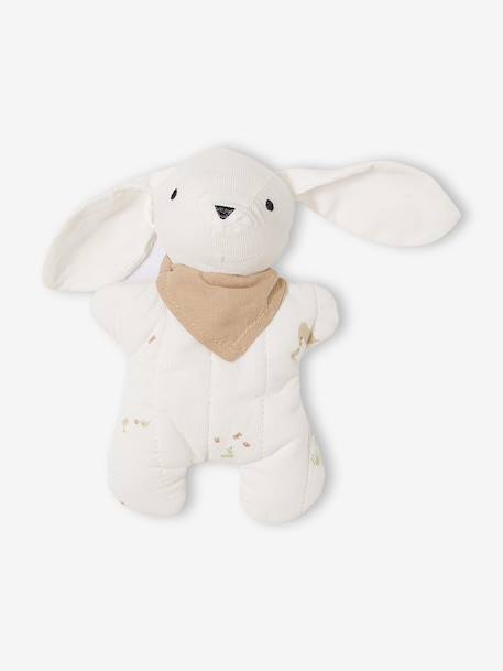 Veste bébé matelassée en velours + doudou coffret cadeau naissance écru 6 - vertbaudet enfant 