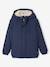 Parka à capuche doublure sherpa garçon bronze+marine 10 - vertbaudet enfant 