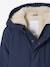 Parka à capuche doublure sherpa garçon bronze+marine 13 - vertbaudet enfant 