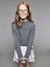 Pull mélange cachemire fille gris 1 - vertbaudet enfant 