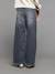 Jean large poches charpentier fille bleu moyen+denim gris 15 - vertbaudet enfant 
