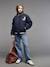 Jean droit fille bleu moyen+denim gris 2 - vertbaudet enfant 