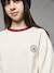 Tee-shirt cropped fille motif dos écru 2 - vertbaudet enfant 