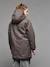 Parka fille léopard doublée sherpa marine 11 - vertbaudet enfant 