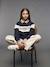 Sweat col polo fille marine 2 - vertbaudet enfant 
