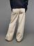 Pantalon large en velours côtelé fille anthracite+écru 11 - vertbaudet enfant 