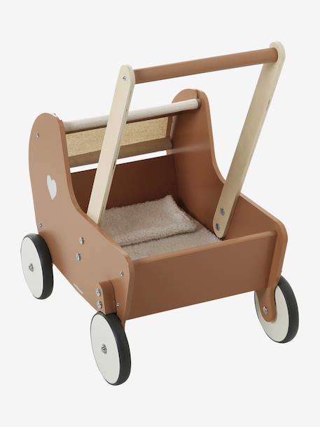 Chariot de marche landau en bois FSC® caramel 4 - vertbaudet enfant 