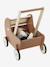 Chariot de marche landau en bois FSC® caramel 3 - vertbaudet enfant 