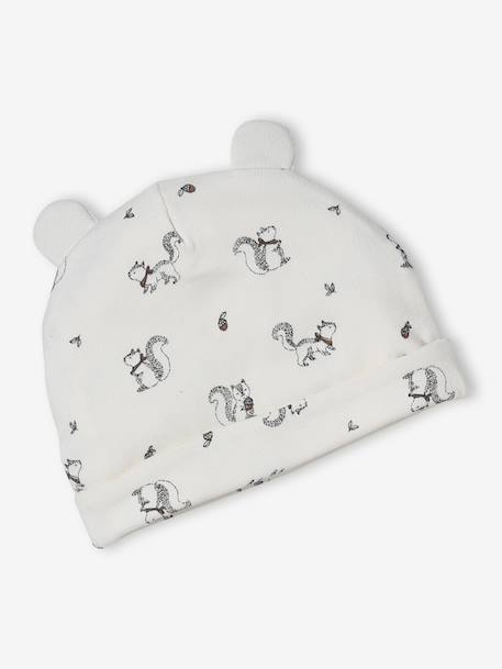 Ensemble bonnet, moufles, foulard et chaussons bébé beige 2 - vertbaudet enfant 