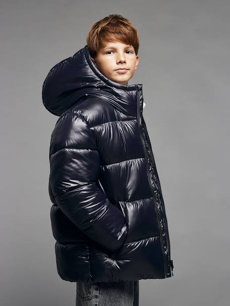 Doudoune garçon puffy anthracite 2 - vertbaudet enfant 