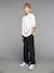Pantalon battle garçon en velours anthracite 2 - vertbaudet enfant 