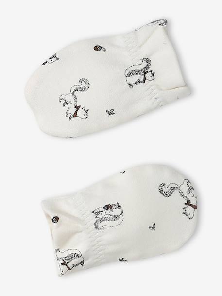 Ensemble bonnet, moufles, foulard et chaussons bébé beige 3 - vertbaudet enfant 