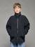 Sweat en sherpa manches longues garçon Jonen anthracite 1 - vertbaudet enfant 