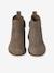 Boots enfant fille cuir détails festons lot beige+marine+marron+noir+taupe 25 - vertbaudet enfant 