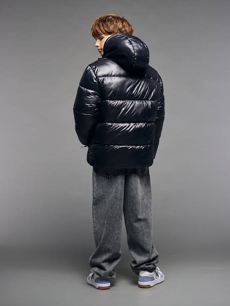 Doudoune garçon puffy anthracite 9 - vertbaudet enfant 