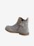 Boots enfant fille cuir détails festons lot beige+marine+marron+noir+taupe 3 - vertbaudet enfant 