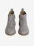 Boots enfant fille cuir détails festons lot beige+marine+marron+noir+taupe 4 - vertbaudet enfant 