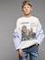 T-shirt garçon photoprint oversize écru 1 - vertbaudet enfant 