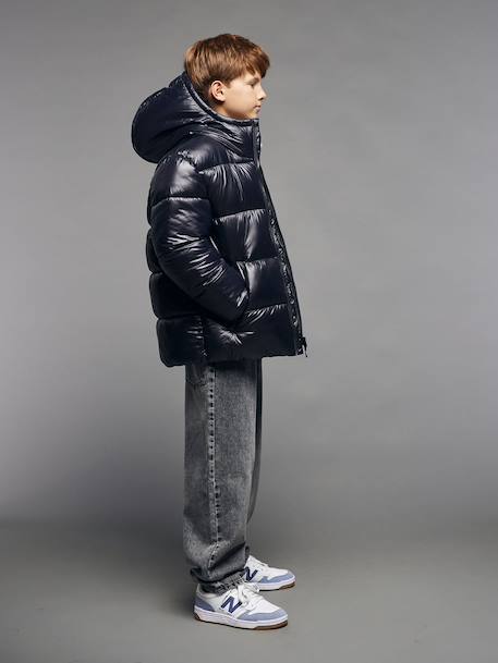 Doudoune garçon puffy anthracite 4 - vertbaudet enfant 