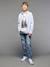 Jean slim garçon effet destroy denim black+stone 11 - vertbaudet enfant 