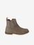 Boots enfant fille cuir détails festons lot beige+marine+marron+noir+taupe 23 - vertbaudet enfant 